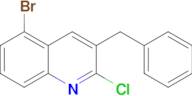 3-Benzyl-5-bromo-2-chloroquinoline