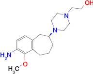 (S)-2-(4-(2-Amino-1-methoxy-6,7,8,9-tetrahydro-5H-benzo[7]annulen-6-yl)piperazin-1-yl)ethan-1-ol