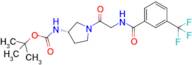 Carbamic acid, [(3S)-1-[[[3-(trifluoromethyl)benzoyl]amino]acetyl]-3-pyrrolidinyl]-, 1,1-dimethyle…