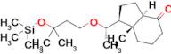 (1S,3aR,7aR)-7a-methyl-1-((S)-1-(3-methyl-3-((trimethylsilyl)oxy)butoxy)ethyl)octahydro-4H-inden-4-one