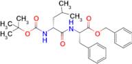 L-Phenylalanine, N-[N-[(1,1-dimethylethoxy)carbonyl]-D-leucyl]-, phenylmethyl ester