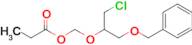 ((1-(Benzyloxy)-3-chloropropan-2-yl)oxy)methyl propionate