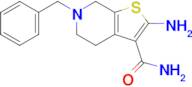 Thieno[2,3-c]pyridine-3-carboxamide, 2-amino-4,5,6,7-tetrahydro-6-(phenylmethyl)-