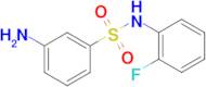 3-Amino-N-(2-fluorophenyl)benzene-1-sulfonamide