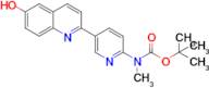 6-Hydroxy-2-[6-[N-(tert-butoxycarbonyl)-N-methylamino]pyridin-3-yl]quinoline