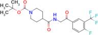 1-Boc-4-(2-(4-Fluoro-3-(trifluoromethyl)phenyl)-2-oxoethylcarbamoyl)piperidine