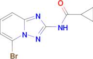 N-(5-Bromo[1,2,4]triazolo[1,5-a]pyridin-2-yl)cyclopropanecarboxamide