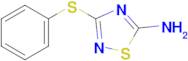 1,2,4-Thiadiazol-5-amine, 3-(phenylthio)-