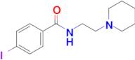 4-Iodo-N-[2-(1-piperidinyl)ethyl]benzamide