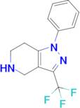 4,5,6,7-Tetrahydro-1-phenyl-3-(trifluoromethyl)-1H-pyrazolo[4,3-c]pyridine