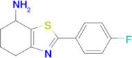 2-(4-fluorophenyl)-4,5,6,7-tetrahydro-1,3-benzothiazol-7-amine