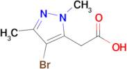 1H-Pyrazole-5-acetic acid, 4-bromo-1,3-dimethyl-