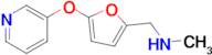 N-Methyl-5-(3-pyridinyloxy)-2-furanmethanamine
