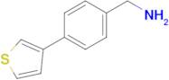 (4-(thiophen-3-yl)phenyl)methanamine