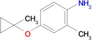 2-Methyl-4-(1-methylcyclopropoxy)aniline