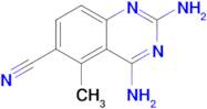 2,4-Diamino-5-methyl-6-quinazolinecarbonitrile