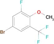 5-Bromo-1-fluoro-2-methoxy-3-(trifluoromethyl)benzene