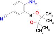 4-Amino-3-(4,4,5,5-tetramethyl-1,3,2-dioxaborolan-2-yl)benzonitrile