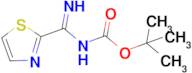 Tert-butyl (imino(thiazol-2-yl)methyl)carbamate