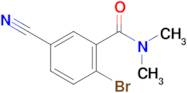 2-Bromo-5-cyano-N,N-dimethylbenzamide