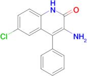 3-Amino-6-chloro-4-phenyl-2(1H)-quinolinone