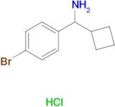 (4-Bromophenyl)(cyclobutyl)methanamine hydrochloride