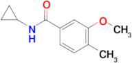 N-Cyclopropyl-3-methoxy-4-methylbenzamide