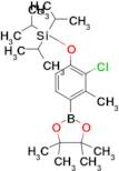 [2-Chloro-3-methyl-4-(4,4,5,5-tetramethyl-1,3,2-dioxaborolan-2-yl)phenoxy]triisopropylsilane