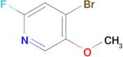 4-Bromo-2-fluoro-5-methoxypyridine