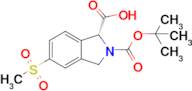 (R)-2-(tert-butoxycarbonyl)-5-(methylsulfonyl)isoindoline-1-carboxylic acid