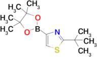 2-(1,1-Dimethylethyl)-4-(4,4,5,5-tetramethyl-1,3,2-dioxaborolan-2-yl)thiazole