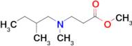 Methyl 3-(methyl(2-methylbutyl)amino)propanoate