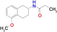 N-[(2R)-1,2,3,4-Tetrahydro-5-methoxy-2-naphthalenyl]propanamide