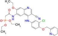 Diethyl (2-((4-((3-chloro-4-(pyridin-2-ylmethoxy)phenyl)amino)-3-cyano-7-ethoxyquinolin-6-yl)amino…