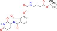 tert-butyl 4-(2-((2-(2,6-dioxopiperidin-3-yl)-1,3-dioxoisoindolin-4-yl)oxy)acetamido)butanoate