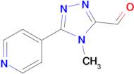 4-Methyl-5-(4-pyridinyl)-4H-1,2,4-triazole-3-carboxaldehyde