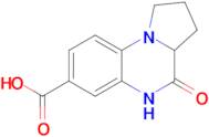 4-Oxo-1H,2H,3H,3aH,4H,5H-pyrrolo[1,2-a]quinoxaline-7-carboxylic acid