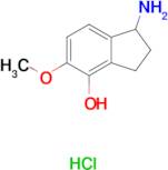 1-Amino-5-methoxy-2,3-dihydro-1H-inden-4-ol hydrochloride