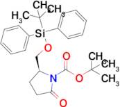tert-Butyl (2S)-2-[[tert-butyl(diphenyl)silyl]oxymethyl]-5-oxopyrrolidine-1-carboxylate