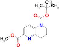 1-O-tert-Butyl 6-O-methyl 3,4-dihydro-2H-1,5-naphthyridine-1,6-dicarboxylate