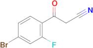3-(4-Bromo-2-fluorophenyl)-3-oxopropanenitrile