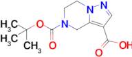 5-[(2-Methylpropan-2-yl)oxycarbonyl]-6,7-dihydro-4H-pyrazolo[1,5-a]pyrazine-3-carboxylic acid