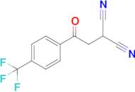 2-[2-Oxo-2-[4-(trifluoromethyl)phenyl]ethyl]propanedinitrile