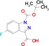 5-Fluoro-1-[(2-methylpropan-2-yl)oxycarbonyl]indazole-3-carboxylic acid