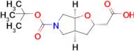 2-((2S,3aS,6aS)-5-(tert-Butoxycarbonyl)hexahydro-2H-furo[2,3-c]pyrrol-2-yl)acetic acid