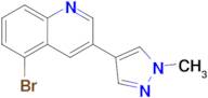 5-bromo-3-(1-methylpyrazol-4-yl)quinoline