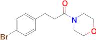 3-(4-Bromophenyl)-1-morpholin-4-ylpropan-1-one