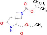 2-tert-butyl 5-ethyl 7-oxo-2,6-diazaspiro[3.4]octane-2,5-dicarboxylate