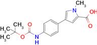 1-Methyl-4-[4-[(2-methylpropan-2-yl)oxycarbonylamino]phenyl]pyrrole-2-carboxylic acid