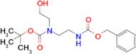 tert-Butyl N-(2-hydroxyethyl)-N-[2-(phenylmethoxycarbonylamino)ethyl]carbamate